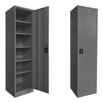 Dulap multifunctional Koya, Metal, 45x50x180 cm - Antracit