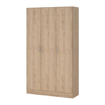 Șifonier în culoare naturală cu aspect de lemn de stejar 104x181x36 cm Focus – Tvilum