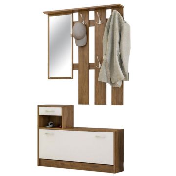 Mobilier de hol Jamie, 100x28x187 cm - Nuc