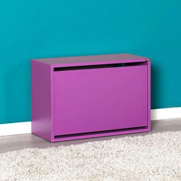 Pantofar Băncuță SHC-110-BB-1 Home Collection®, cu Șezut, 6 Perechi, 60x42x30 cm - Mov