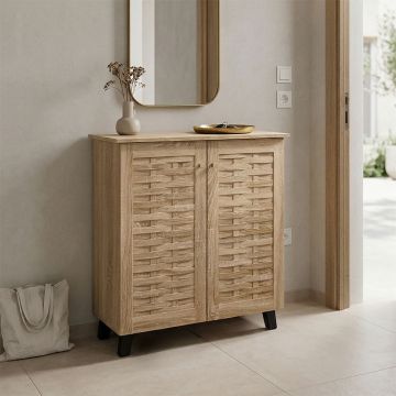 Pantofar Mantam, pentru 12 perechi, Sonoma, 78x34x87 cm - Sonoma