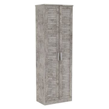 Pantofar Sante, sonoma - maro - nuc - alb - antracit, 60x37x183 cm - Antracit