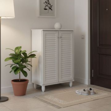 Pantofar, Santo, Alb, 60x34.5x91.5 cm