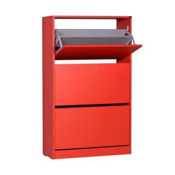Pantofar SHC-530-BB-1 Home Collection® Max Plus, 18 Perechi, 3 Compartimente, 73x119x26 cm - Rosu