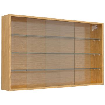Vitrină Suspendată, stejar miere