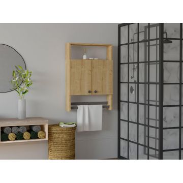 Dulap de baie Robur, 60x87x15 cm - Multicolor