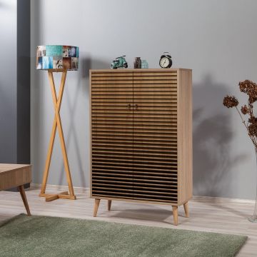 DULAP MULTIFUNCTIONAL Multibox -Multi Purpose Cabinet 6, Stejar Sonoma, 127x36x80 cm - Stejar