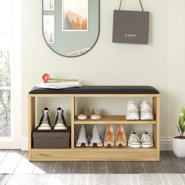 Pantofar bancuta Potter, 90 x 46 x 36 cm - Alb
