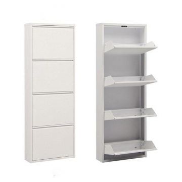 Pantofar Miko, 4 compartimente, 50 X 137 X 15 Cm - Alb