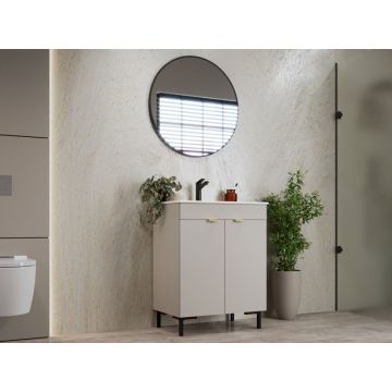 Set Masca Baie + Chiuveta 650 + Oglinda Rotunda Belure