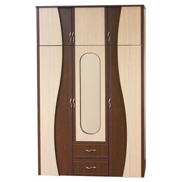 Dulap 3 USI in S, Marcel Prod, 120x50x198cm, Wenge/Mesteacan