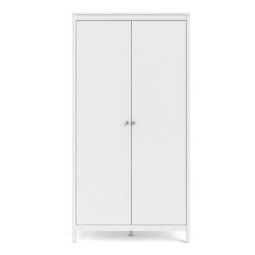 Șifonier alb 102x199 cm Madrid – Tvilum