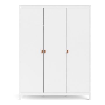 Șifonier alb 150x199 cm Madrid – Tvilum