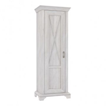 Dulap Cu 1 Usa Kashmir, Alb Antichizat, 73.9 Cm