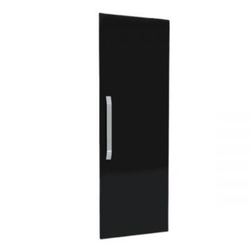 Dulap Suspendat vert. cu 1 usa cu maner front PAL Negru
