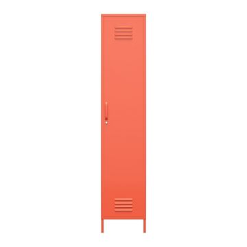 Dulap metalic portocaliu Novogratz Cache, 38 x 185 cm