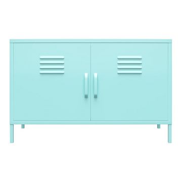 Dulap metalic albastru deschis 100x64 cm Cache - Novogratz